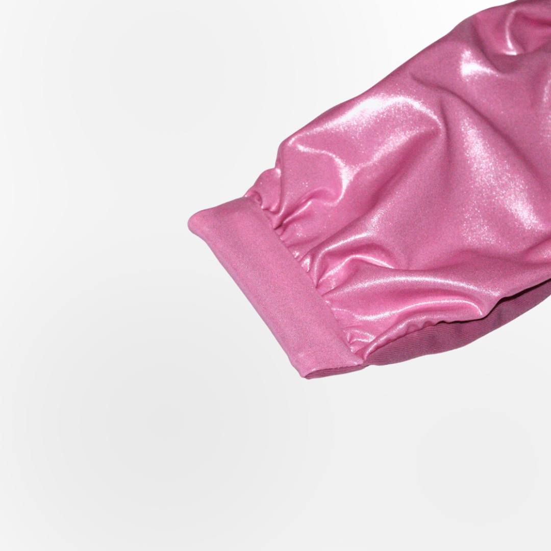 Bikini - Fascia Rosa Lurex Spalmato 08