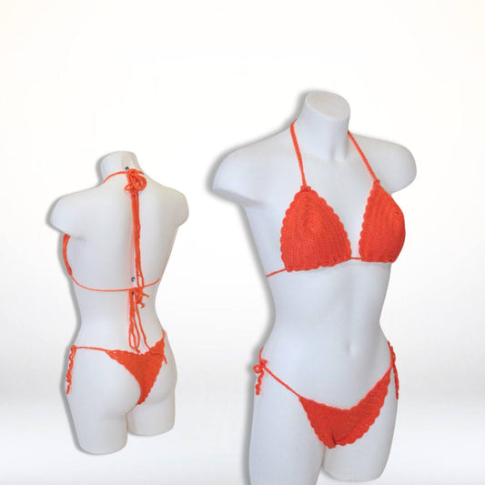 Bikini - Crhochet arancio