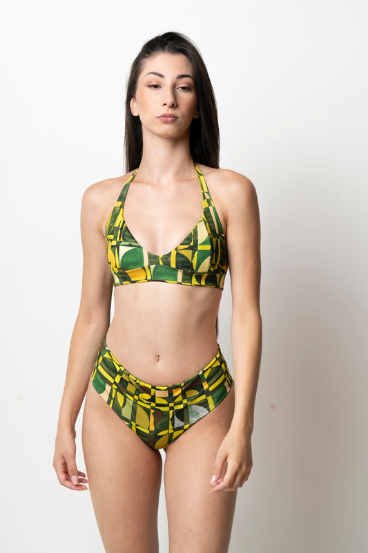 Modello 015 CON SLIP ALTO E BRASSIERRE DOUBLEFACE